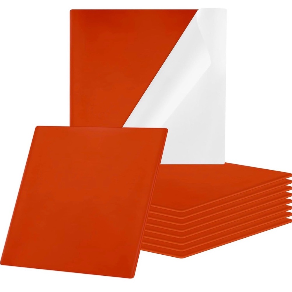 10~Fire Putty Electrical Putty Pads Fire Barrier Firestop Adhesive 7" x 7" Red